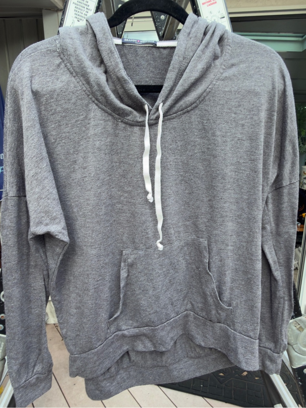 Brandy Melville Gray Pullover Longsleeve